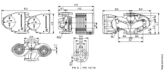 Grundfos Magna1 D 32-60 Rekorlu FK Sir.Pom.İkiz Tip - 1 1/4'' PN10