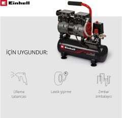 Einhell TE-AC 110/6 Silent Plus, Sessiz Hava Kompresörü