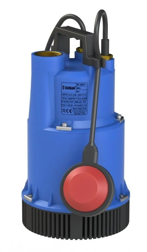 Sumak SDF10 Plastik Drenaj Dalgıç Pompa 0.85 HP