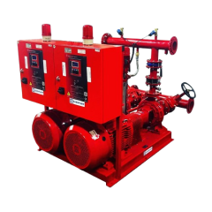 EXENPUMP | EYN 2N 50/250Y-22E-EXDP 1/210J NFPA20 YANGIN POMPA SETİ (40m³/h - 74mSS) - 2 ELEKTRİK + 1 JOKEY POMPALI