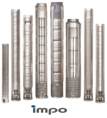 İmpo SS 632/02 -6'' Tek Dalgıç Pompa (22 mss/ 2 HP) - 2 Kademe