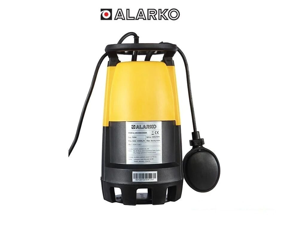 Alarko MI 550 SW Drenaj Dalgıç Pompa 0.75 HP