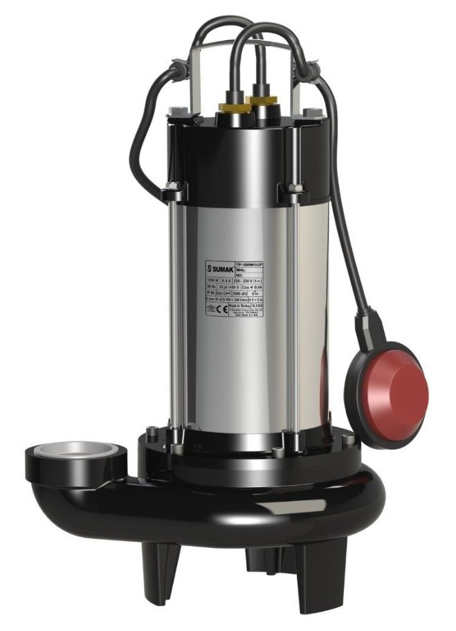 Sumak SBRM 18/2-P Özel Parçalayıcılı Dalgıç 1,8 HP / ''2''