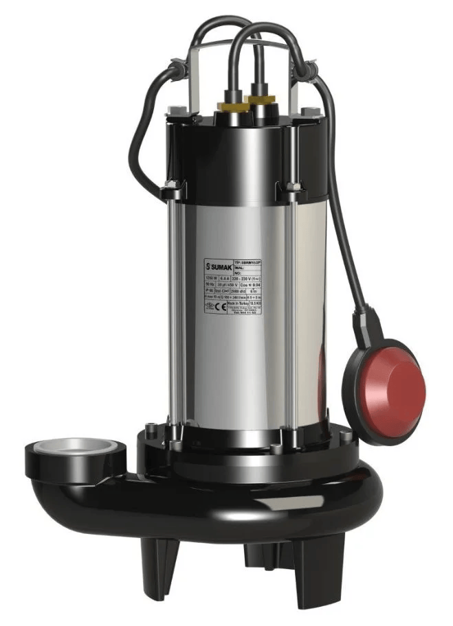 Sumak SBRT 18/2-P 380V Özel Parçalayıcılı Dalgıç 1,8 HP /2''