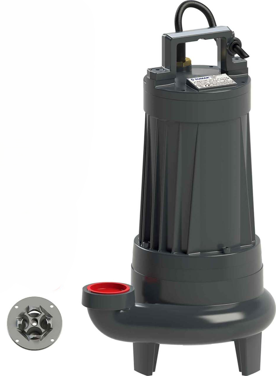 Sumak SBRT 20/2-P Özel Parçalayıcılı Dalgıç 2.2 HP