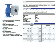 Sumak SSP 40/15 INV Fre. Kon. Pompa - DN 40