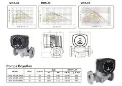 Mars MRS 50-12 MAXI Fre. Konv. Sir. Pompası DN50-550 Watt