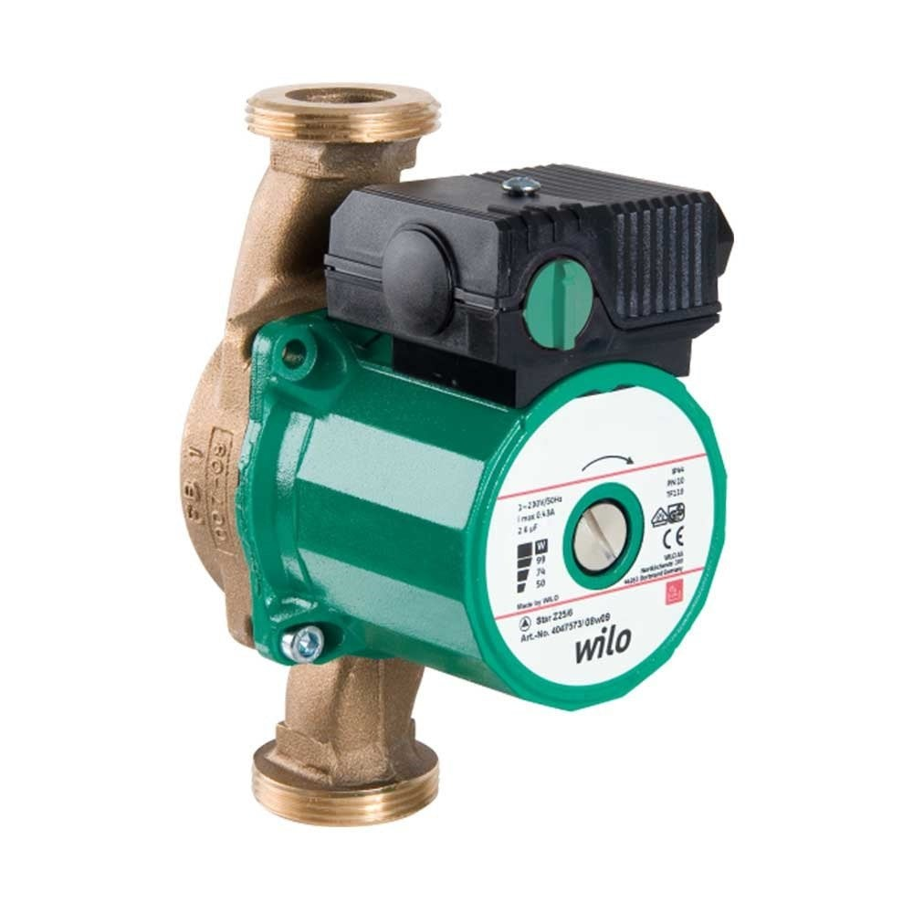 Wilo Star Z 25/2 - Bronz Gövdeli ReSirkülasyon Pompası - 1''