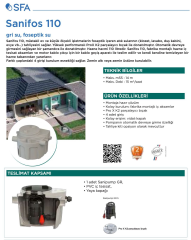SFA Sanifos 110 Foseptik Tahliye İstasyonu - 110 Litre