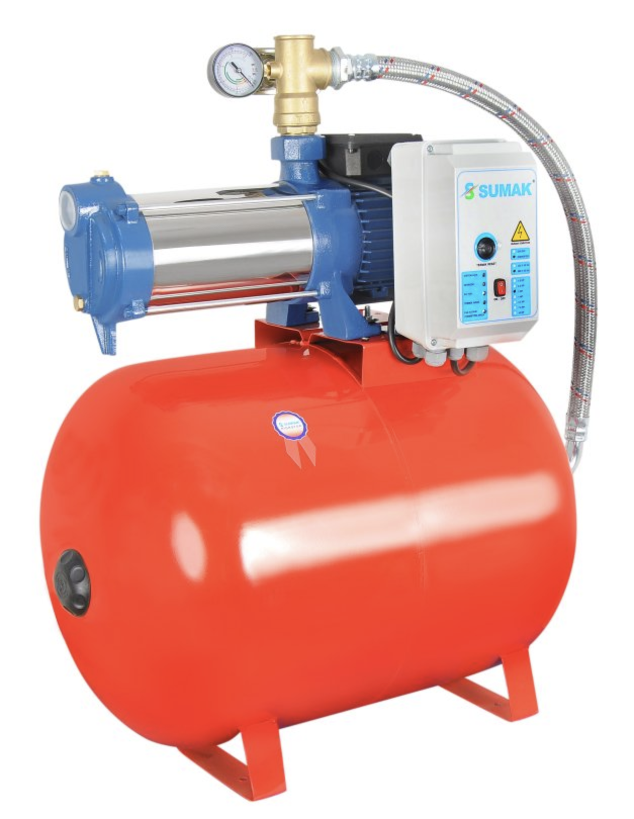 Sumak SYMH12 300/6 Kademeli Hidrofor Sessiz 10 Kat 32 Daire 3 HP