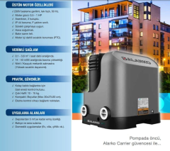 Alarko PZ 370 Sessiz Hidrofor 1 Kat 2 Daire 0.5 HP 220V