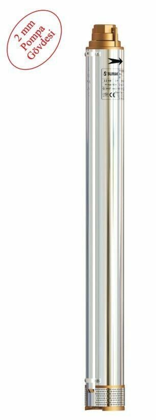 Sumak 4SD1810 4'' Tek Pompa (45 mss/ 3 HP)