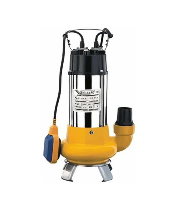 VORTEX VX 120 M- 1 HP PASLANMAZ GÖVDELİ AÇIK FANLI DALGIÇ POMPA