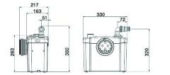 SFA Sanitop - 1 WC + 1 Ünite Fos.Tah. Cihazı - 12 Lt