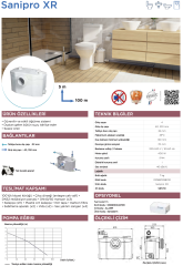 SFA Sanipro XR - WC+3 Ünite Fos. Tah. Cihazı - 16 Lt