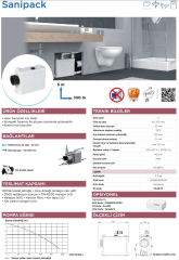 SFA Sanipack - WC+ 3 Ünite Fos. Tah. Cih. - 12 Lt