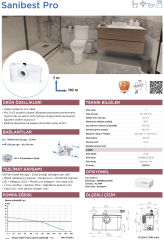 SFA Sanibest Pro - WC+ 3 Ünite Fos.Tah.Cih. - 18 Lt