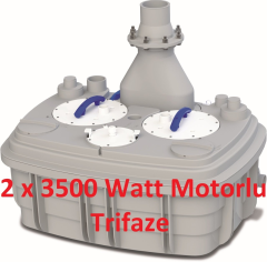 SFA Sanicubic 2 VX T (Çift Pompalı) - 120 Lt - Trifaze