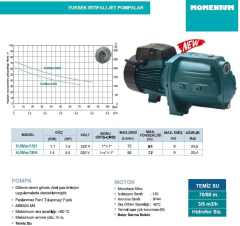 Momentum HJWm/15H Jet Pompa 1.5Hp