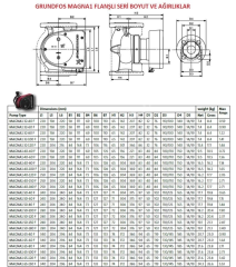 Grundfos Magna1 40-120 F Flanşlı FK Sir.Pom.-DN40