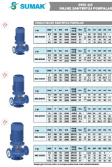 Sumak SML160/50 5,5 kw -Sir. Pom. 2900/d DN50 - 35 mss