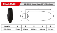 Euromax Membran 300 Litre - Dar Boğaz D80