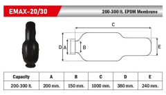 Euromax Membran 200/300 Litre - D150