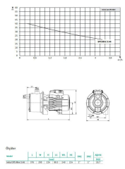 Wilo Jet SPS Mini 3-46 Paslanmaz Jet - 1 Hp