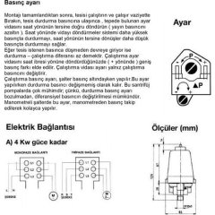 Etna 3-11 Bar -380V Basınç Şalteri (Tah. valfli)