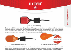 Element Seviye Flatörü FTE-500K Kauçuk - 5 metre
