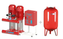 SHT 34 B 1500/6 EEY + 100 LT TANK VE FLEKSLİ YANGIN HİDROFOR SETİ