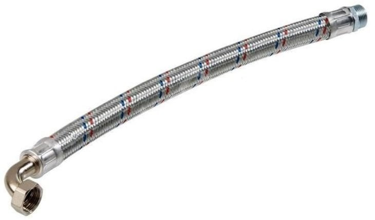 Artez Dirsekli Fleks Hortum Galvaniz 1'' - 90 cm