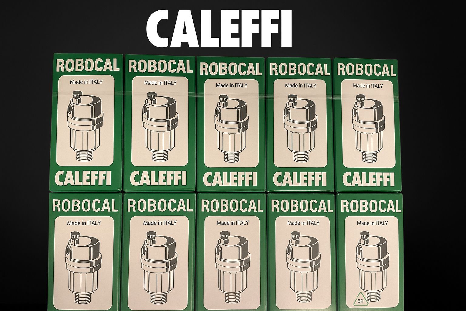 Caleffi Robocal Otomatik Hava Purjörü - 1/2'' - 115 °C -10 Adet