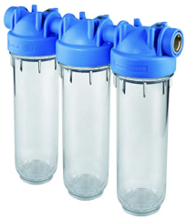 WATER Üçlü Filtre Kabı 10'' - 1'' Bağlantılı