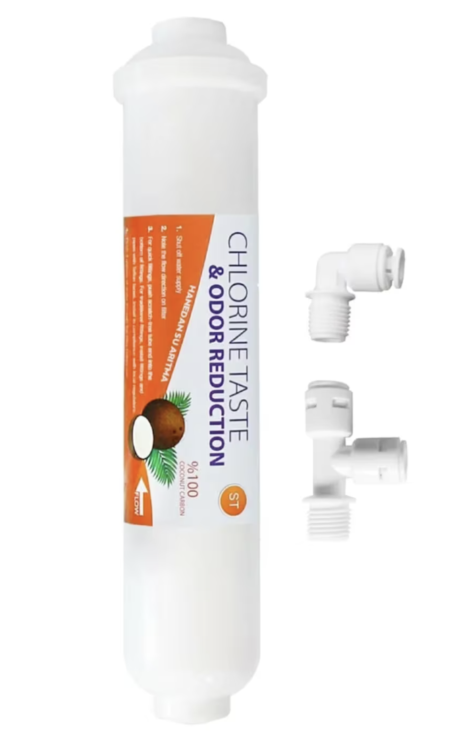 WATER Post Karbon Coconut İnline JACO Filtre 10''