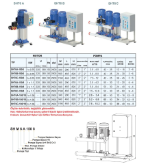 Sumak SHT12A 220/4 - 2,2 HP Hidrofor 7Kat/30Daire