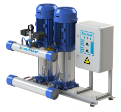 Sumak SHT6B-150/8 2x1,5 HP İki Pompalı Hidrofor 8Kat/30 Daire