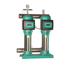 Wilo Initial Hi-Smart 2-309-3/16/T/E-3 İki Pompalı Entegre Frekans Konvertörlü Hidrofor 20 Kat 30 Daire