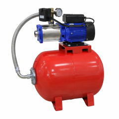 EBİTT XHC 4/7  -  2.0 HP KOMPLE PASLANMAZ 50 LT TANKLI YATAY KADEMELİ HİDROFOR PAKETİ