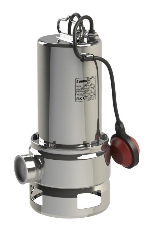 Sumak SDF15/2 Paslanmaz Foseptik Dalgıç 1,5 HP